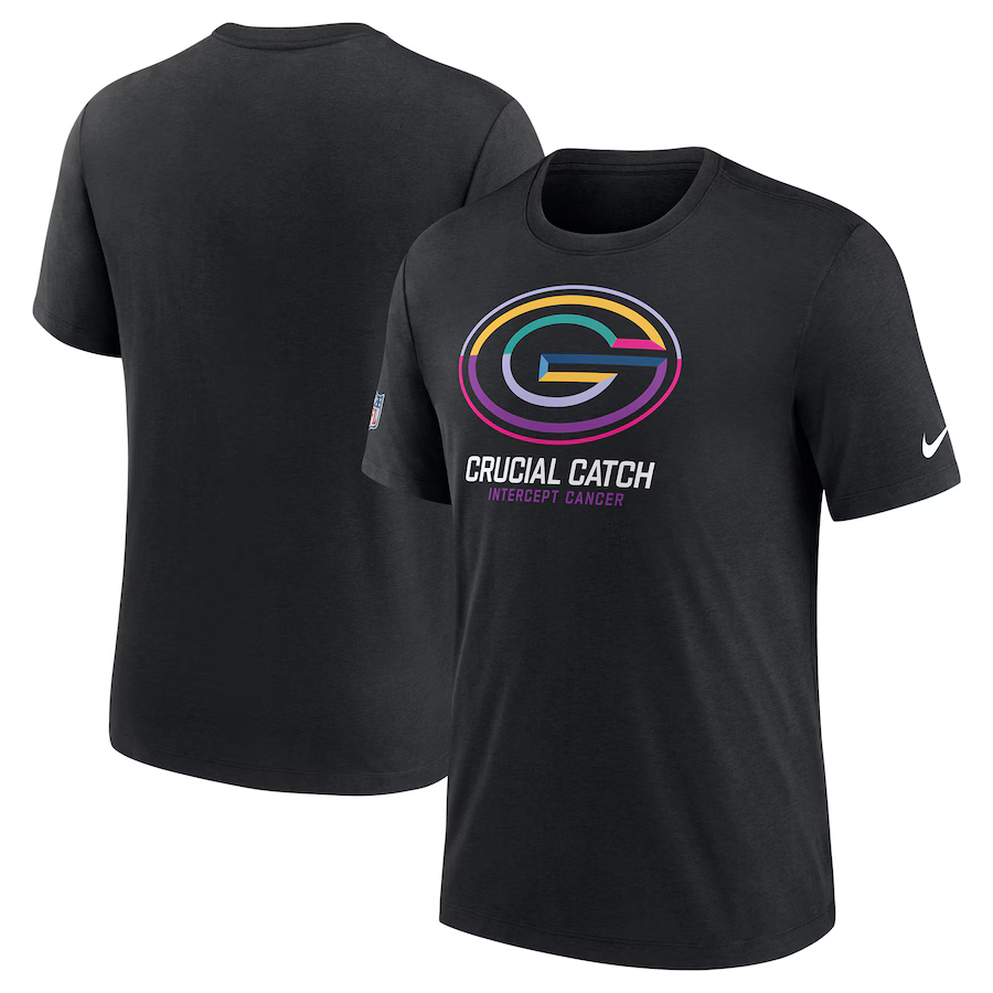 Men Green Bay Packers 2024 Nike NFL black T shirts